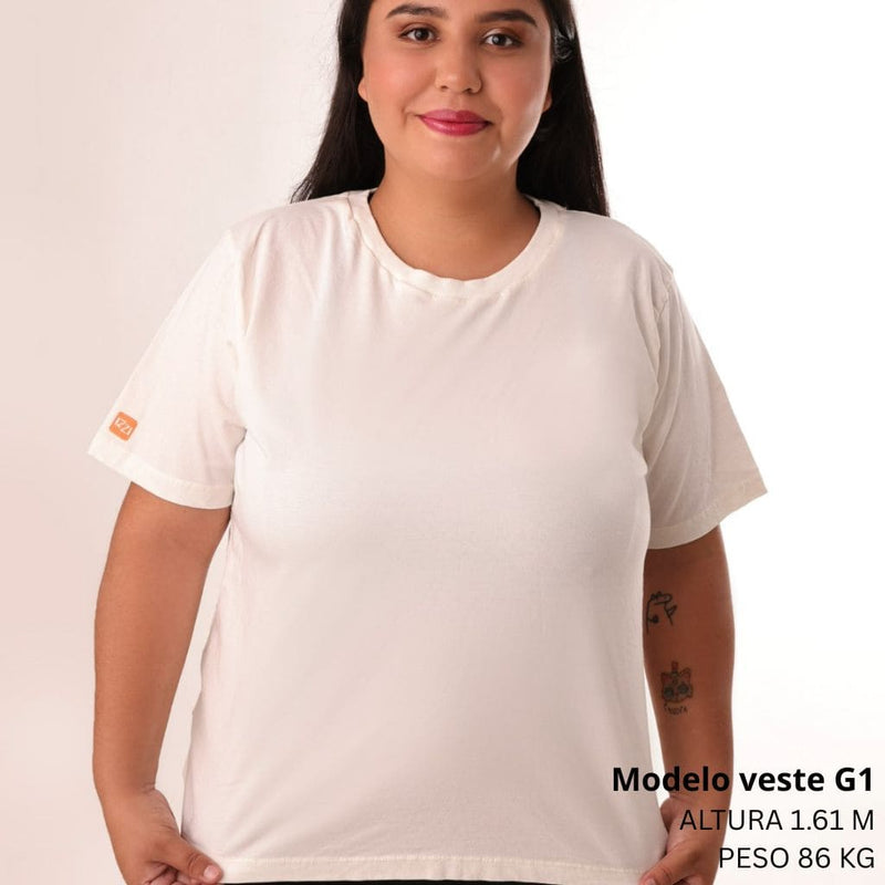 Kit com 03 Camisetas Feminina Plus Size Premium Cores Variadas