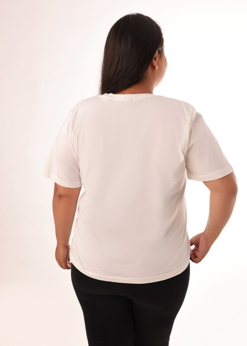 Kit com 03 Camisetas Feminina Plus Size Premium Cores Variadas