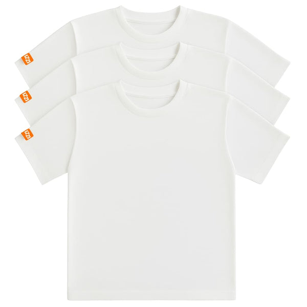 Kit com 03 Camisetas Feminina Plus Size Premium Brancas